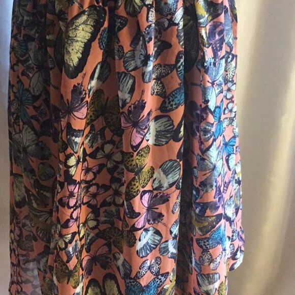 Lace top dress with colorful butterfly skirt in XS by XHILARATION - Picture 8 of 16